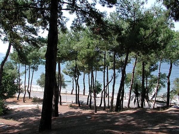 view from Tusan Hotel, Canakkale, Turkey