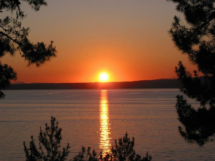 Sunset from Tusan Hotel, Canakkale, Turkey