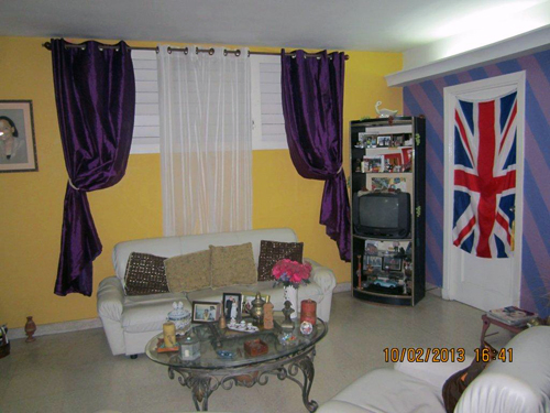 Tania's house in Havana.
