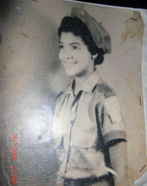 Tania's mother when she worked for the Literacy Campaign in the early 1960s, Cuba