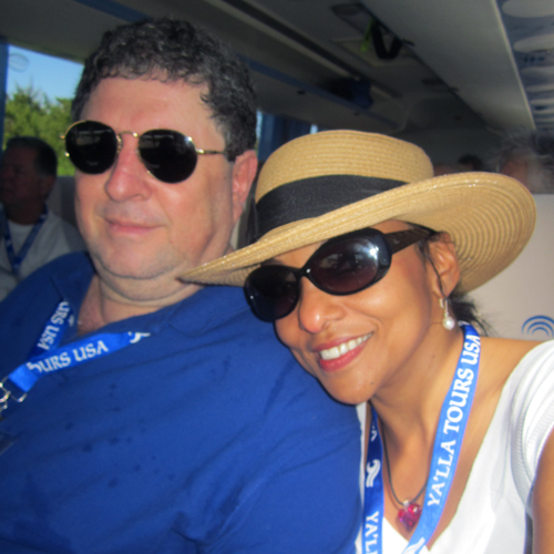 Tania and Ronen, traveling with a Ya'lla group in Cuba, October, 2013.