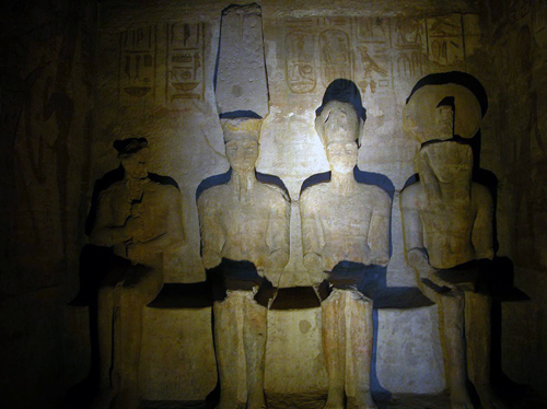 Grand Temple inner sanctuary, Abu Simbel Egypt