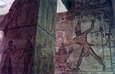 Grand Temple interior, Abu Simbel, Egypt