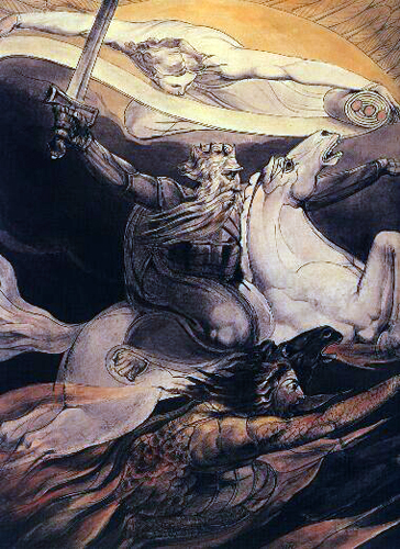 Death on a Pale Horse, William Blake, c. 1800