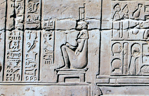 Isis with throne headdress