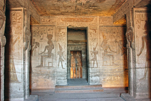 Small Temple interior, Abu Simbel, Egypt