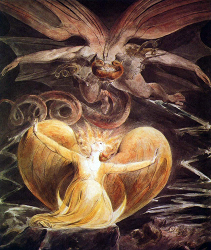 The Great Red Dragon and the Woman Clothed with the Sun, William Blake, 1805