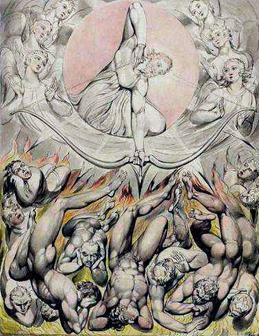 The Casting of the Rebel Angels into Hell, William Blake, 1808