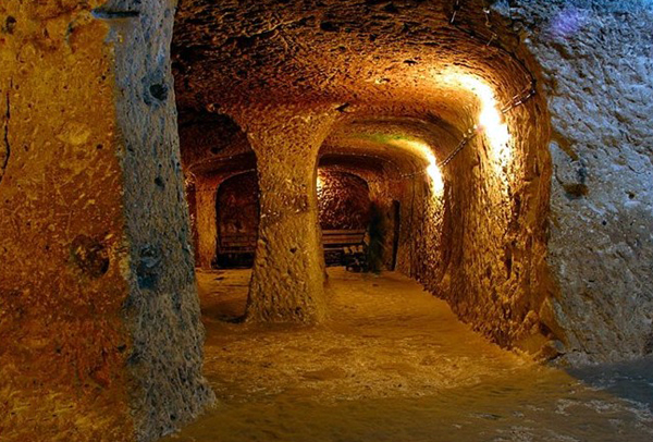 Derinkuyu underground city, Cappadocia, Turkey