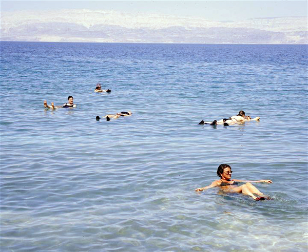 Dead Sea floating, photo from Israel Ministry of Tourism