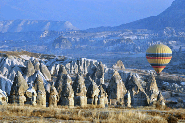 fairy chimneys, Cappadocia, Turkey