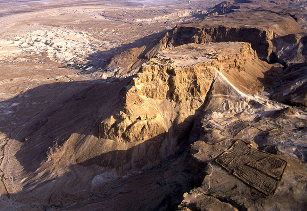 Roman attack ramp, Masada, Israel