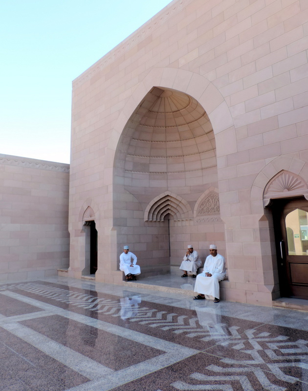 Sultan Qaboos Grand Mosque, Muscat, Oman, photo by Sallie Volotzky