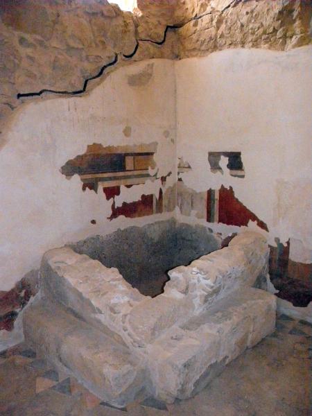 Masada, Israel, photo by Sallie Volotzky