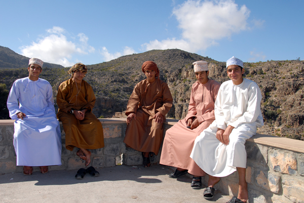 Omani boys , Nizwa Souk, photo courtesy of Elite Tourism, Oman