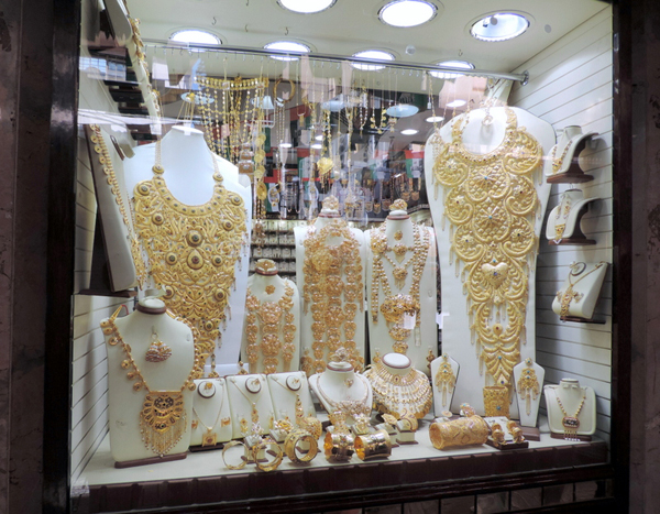 Gold Souk, Dubai, UAE, photo by Sallie Volotzky
