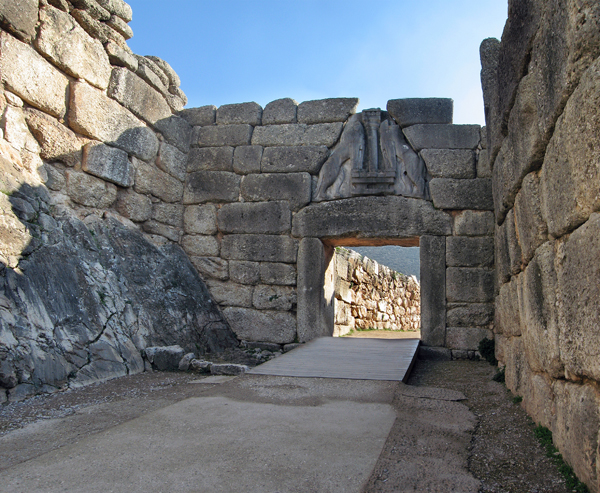 Lion's Gate, Mycenae, Greece