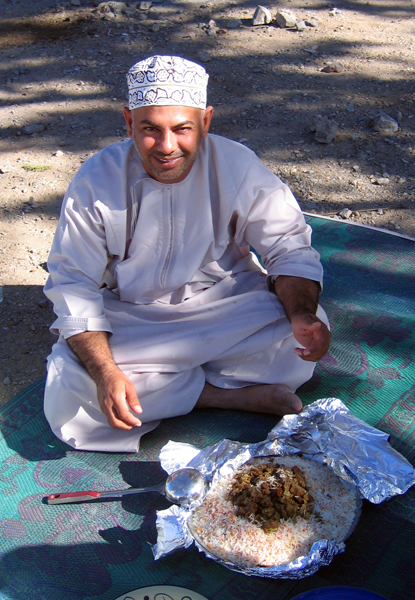 lunch break, photo courtesy of Elite Tourism, Oman