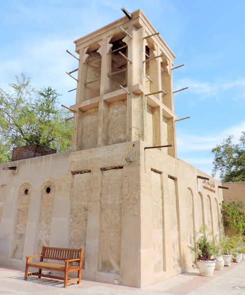 wind-tower house, Dubai, UAE, photo by Sallie Volotzky