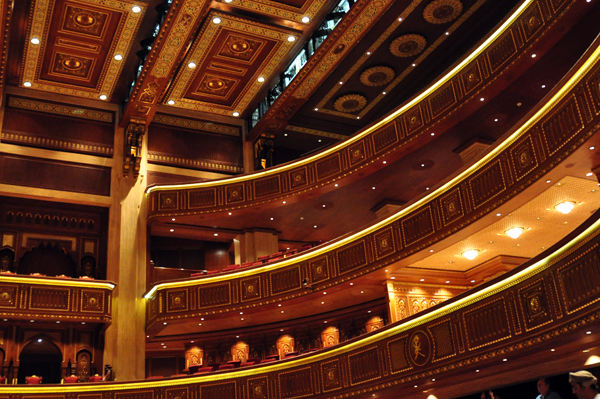 Royal Opera House of Muscat, Oman, photo by Sue Alstedt
