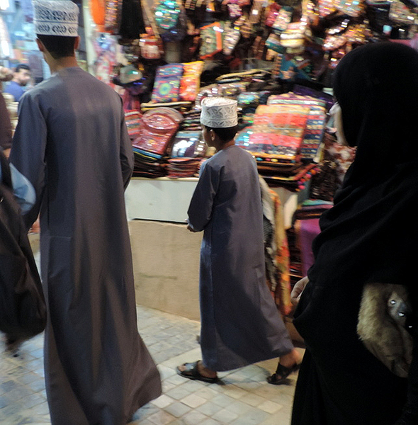 Muttrah Souk, Old Muscat, Oman, photo by Sallie Volotzky